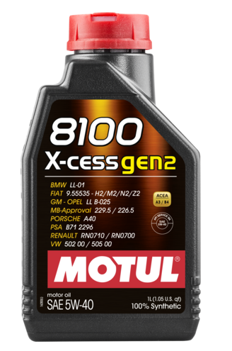 Motul 8100 X-cess gen2 5W-30 1л